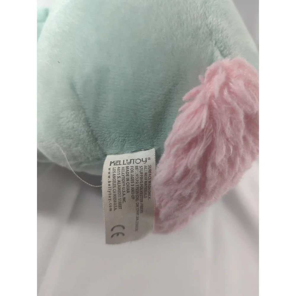 2020 Kellytoy Aqua/Teal Pink Satin Unicorn 12
